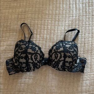 Elegant Black Lace Bra